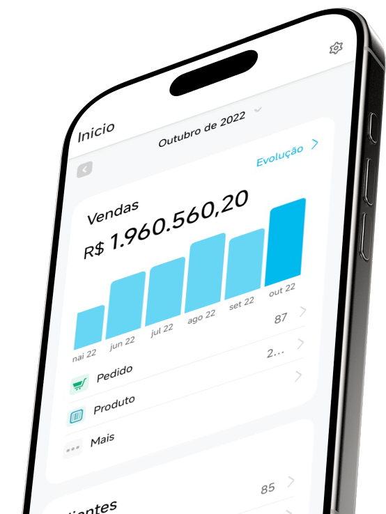 Recursos do aplicativo Salescope BI